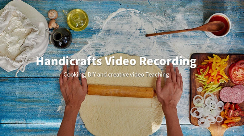 Head Wearable Vlog Camera for YouTube Video, Ordro EP6 PLUS FPV WiFi