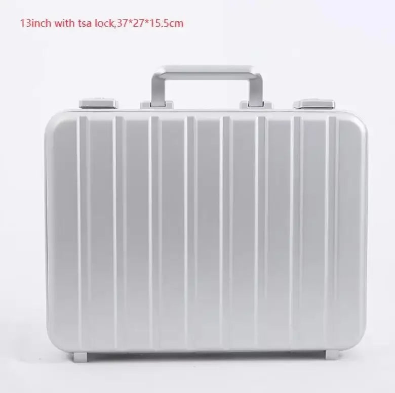 13”15 Inch New Aluminum Briefcase Toolbox Laptop case Business Box With Lock - Gallery image 21