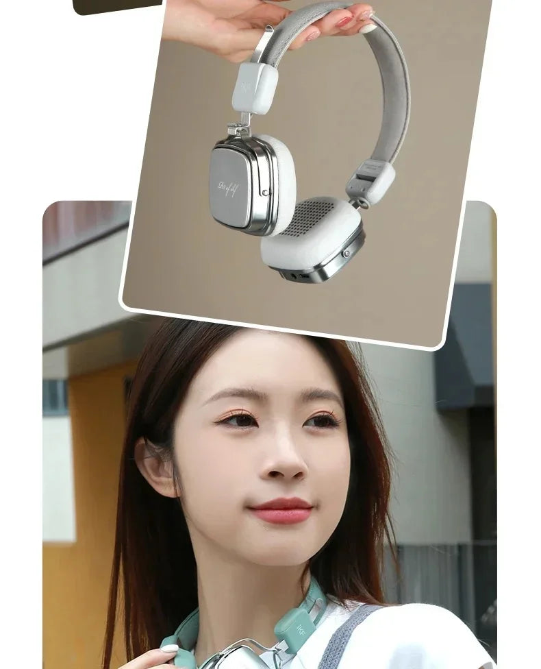 IKF R2 Retro Wireless Headphones Stereo Bass Sport Noise Reduction