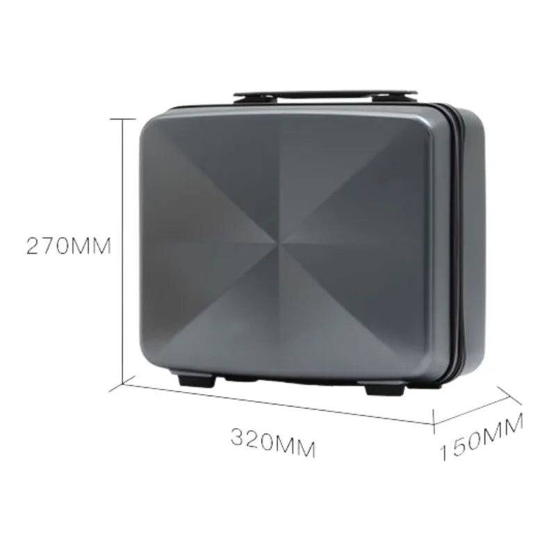 Carry On Luggage Small Cabin Suitcase Hard Shell Durable Lightweight Trolley Case Accessory Bag Wate - Additional view