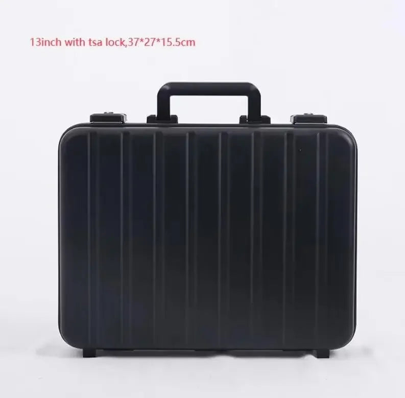 13”15 Inch New Aluminum Briefcase Toolbox Laptop case Business Box With Lock - Gallery image 13