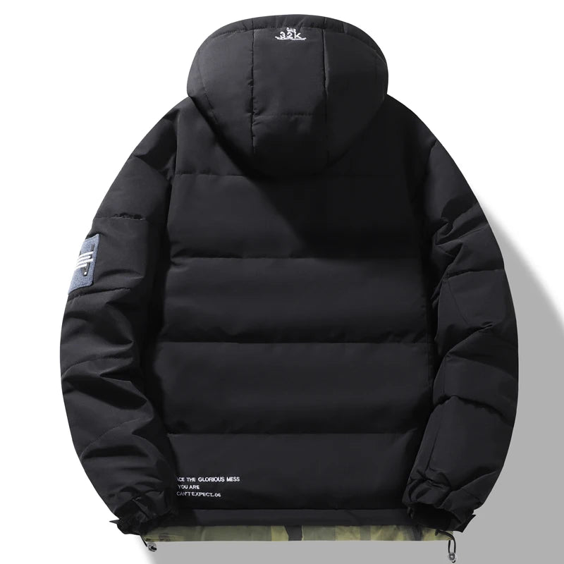 2025 Autumn Winter Loose Youth Cotton Padded Jacket Men Solid Color Parkas Winter Puffer Jackets Mal - Gallery image 10