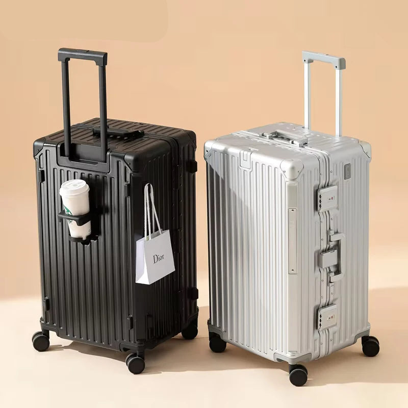 COLENARA High-quality 26"29"32-inch Luggage Large-capacity Trolley Case Aluminum Frame Combination B - View 4