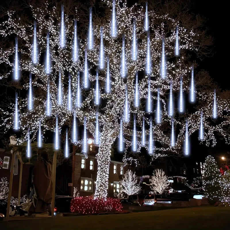 Christmas LED Meteor Garland Festoon Holiday Strip Light Outdoor Water - Alternative Angle