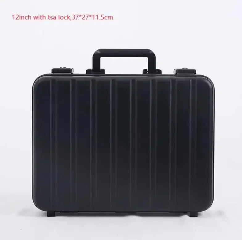 13”15 Inch New Aluminum Briefcase Toolbox Laptop case Business Box With Lock - Gallery image 12