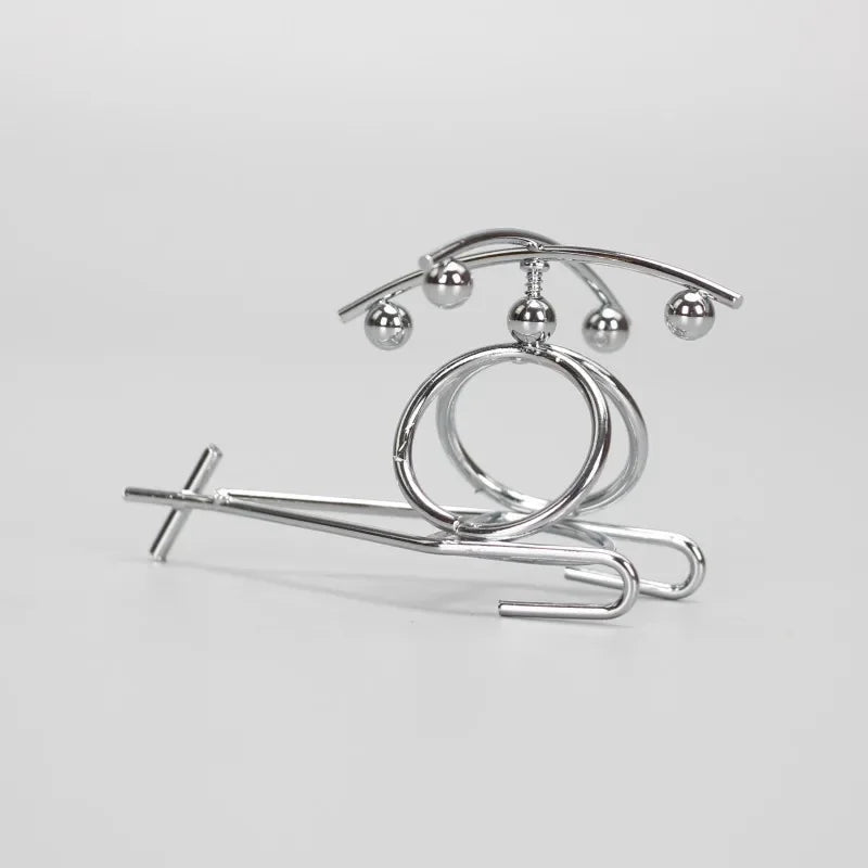 Stainless Steel Balance Ball Toy Creative Pendulum Cradle Iron Man