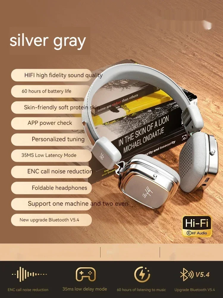 IKF R2 Retro Wireless Headphones Stereo Bass Sport Noise Reduction