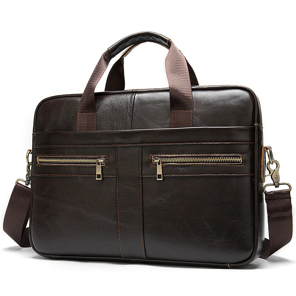Natural Leather For Men Messenger Bags Man Briefcases Bag Business