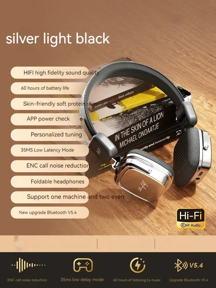 IKF R2 Retro Wireless Headphones Stereo Bass Sport Noise Reduction