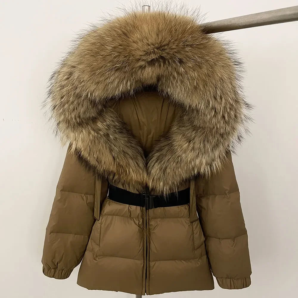 OFTBUY 2025 Winter Clothing Puffer Jacket Women Real Fox Fur Hooded Thick Warm 90% White Duck Down C - Gallery image 24