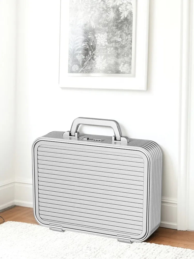 16 Inch Aluminum-Magnesium Alloy Metal Carry Case Lightweight Durable Multi-Purpose Travel Business  - Additional view