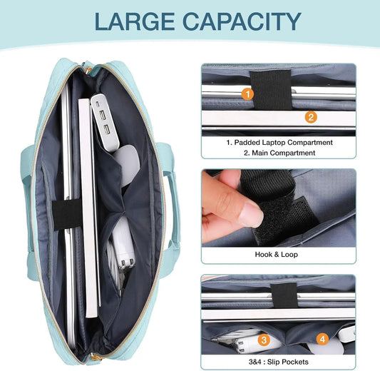 Laptop Bag Briefcase for MacBook Air Pro 15 16 inch M1 M2 M3...