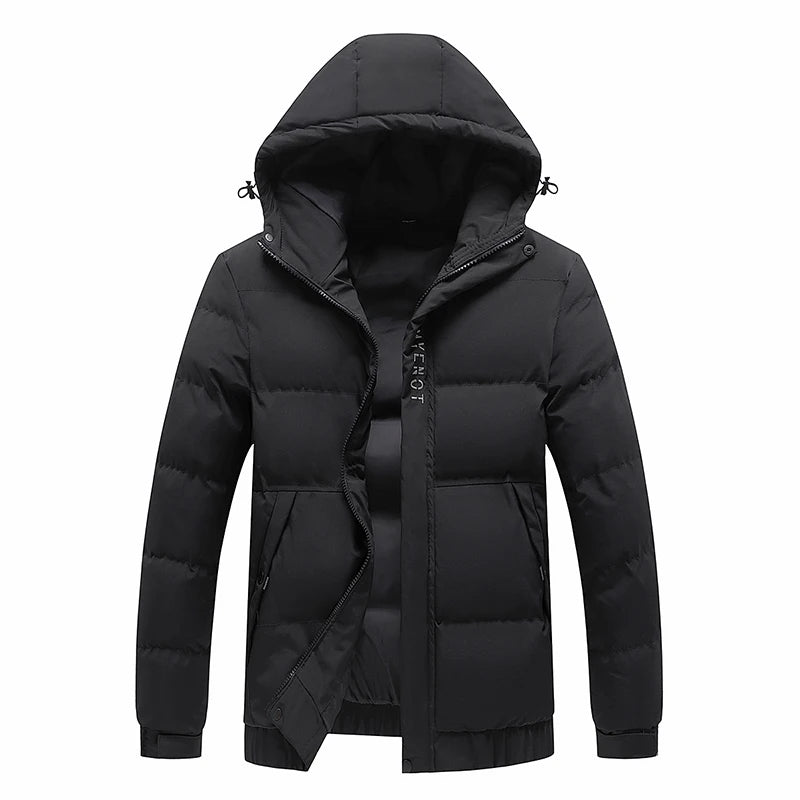 Men Parkas Thick Warm Hooded Coat Cotton-padded Puffer Jacket Man Casual Quilted Jacket Autumn Winte - Gallery image 15