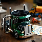 Truck Driver Coffee Mug - Semi Truck Ceramic Cup | Gift - Detail View