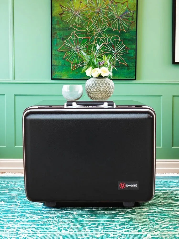 ABS+PC Combination Lock Briefcase - Lightweight Business Travel Laptop Bag, Secure Hand Carry Carry- - Additional view