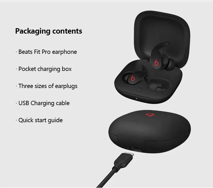 Beats Fit Pro True Wireless Noise Canceling Bluetooth Headphones In-Ear Sports High-Quality Magic So - Gallery image 17