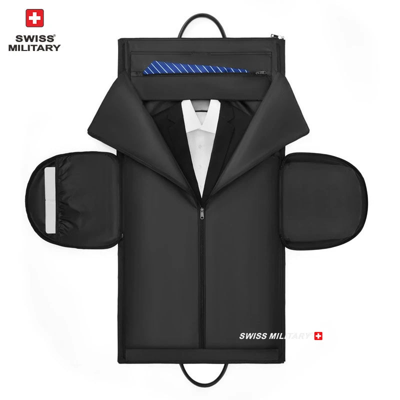 SWISS MILITARY New Men's Business Garment Bags Large Multifunctional