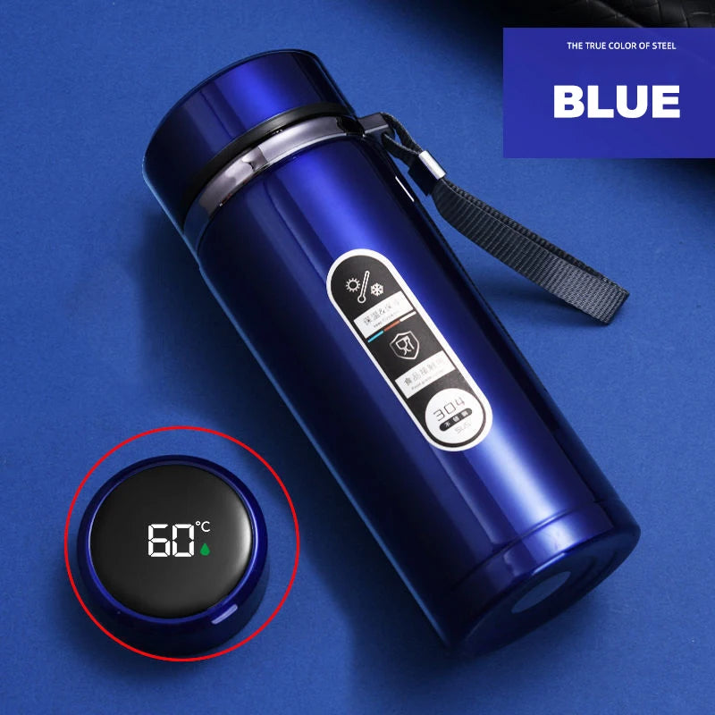 500ML-1Liter Stainless Steel Thermos Bottle with LED Temperature