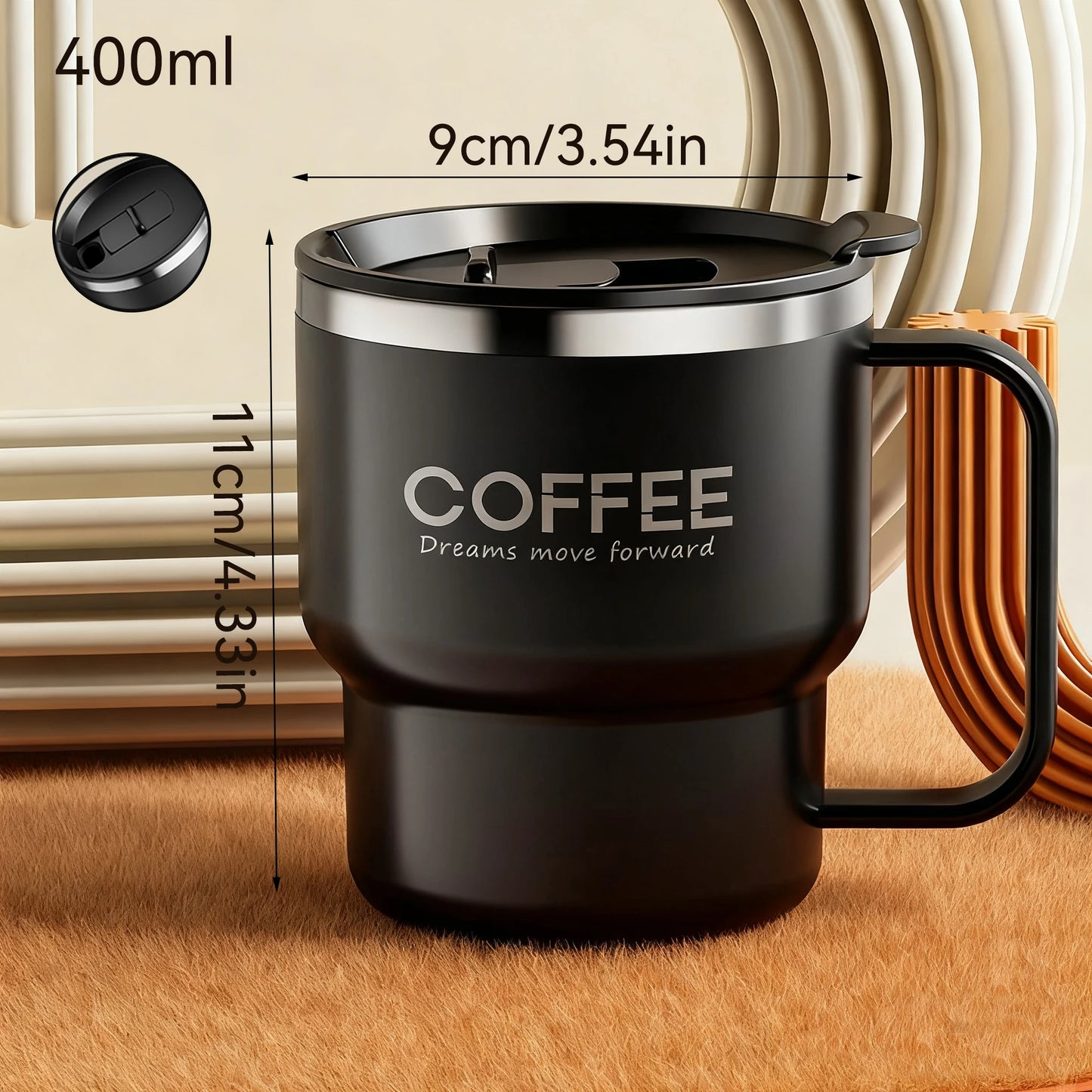 Stainless Steel Coffee Mug - Double Wall Insulated 304 - Product Image 9