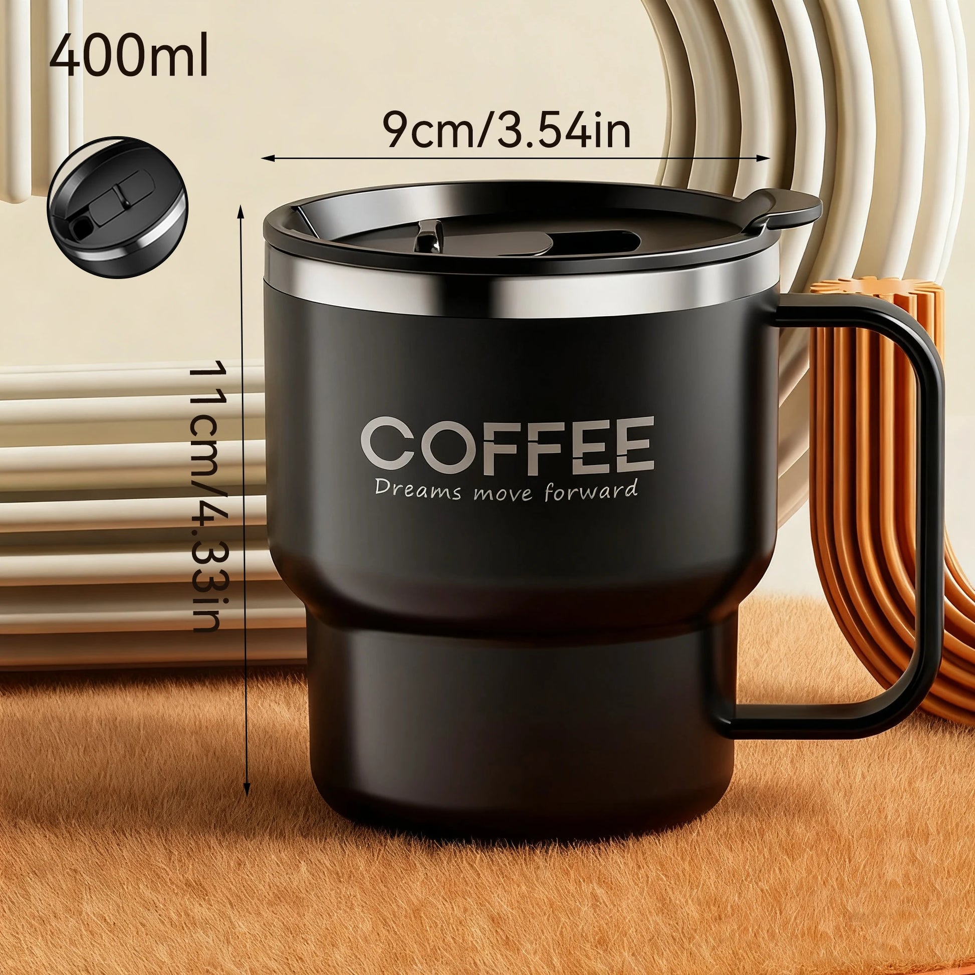 Stainless Steel Coffee Mug - Double Wall Insulated 304 - Product Image 9