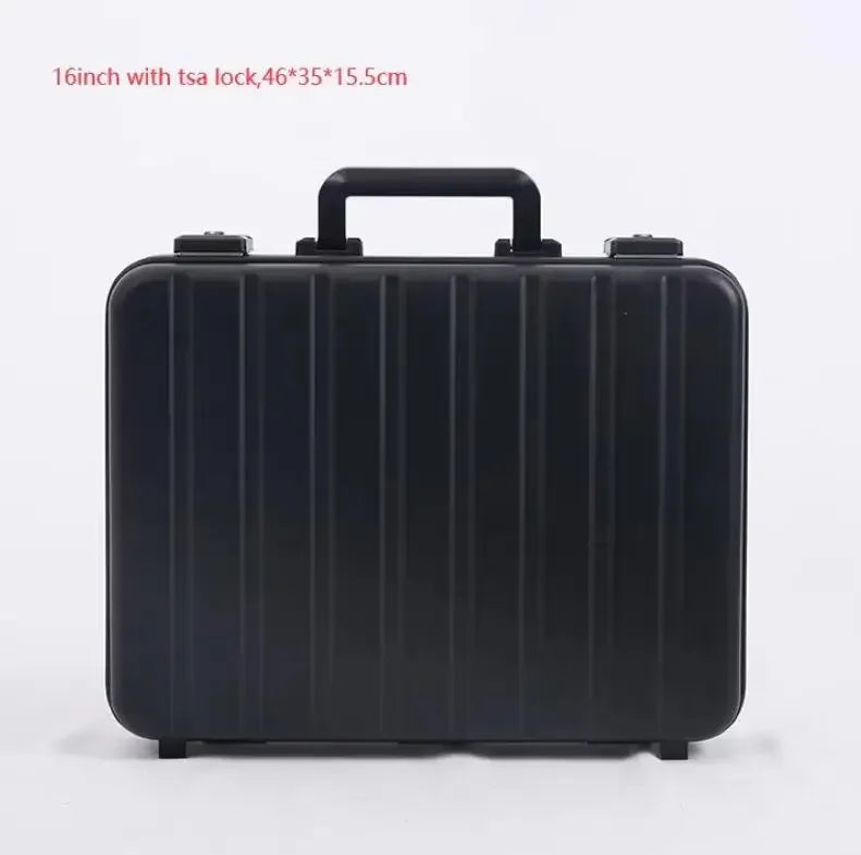 13”15 Inch New Aluminum Briefcase Toolbox Laptop case Business Box With Lock - Gallery image 15