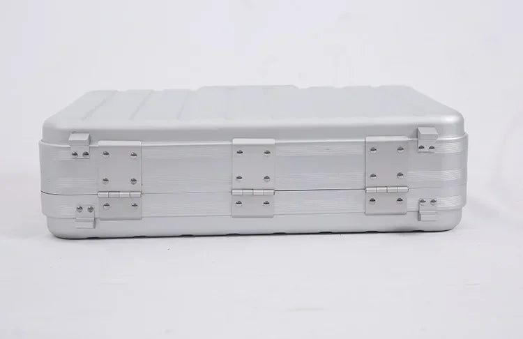 13”15 Inch New Aluminum Briefcase Toolbox Laptop case Business Box With Lock - Gallery image 8