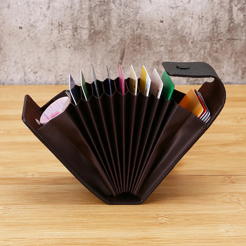 Men Credit Card Holder Leather Purse for Cards Case Wallet for