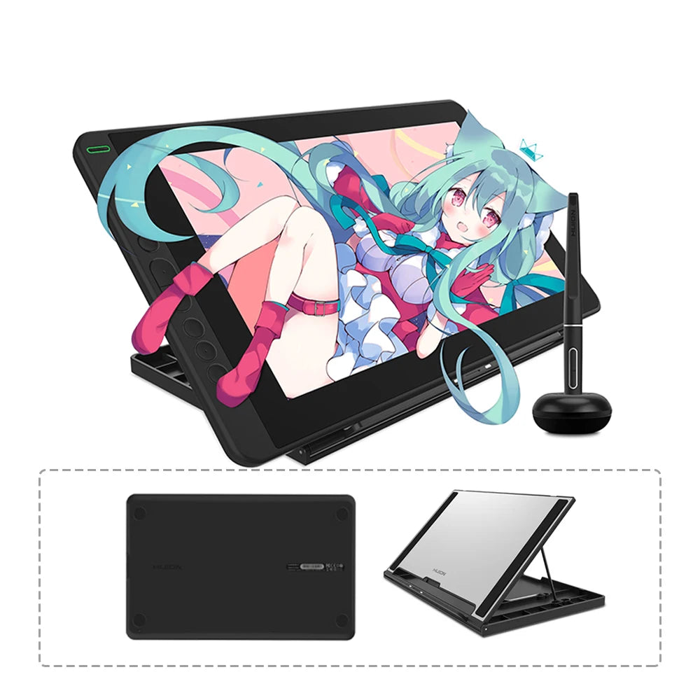Huion Kamvas 13 Graphics Tablet Monitor AG Glass Pen Display Drawing