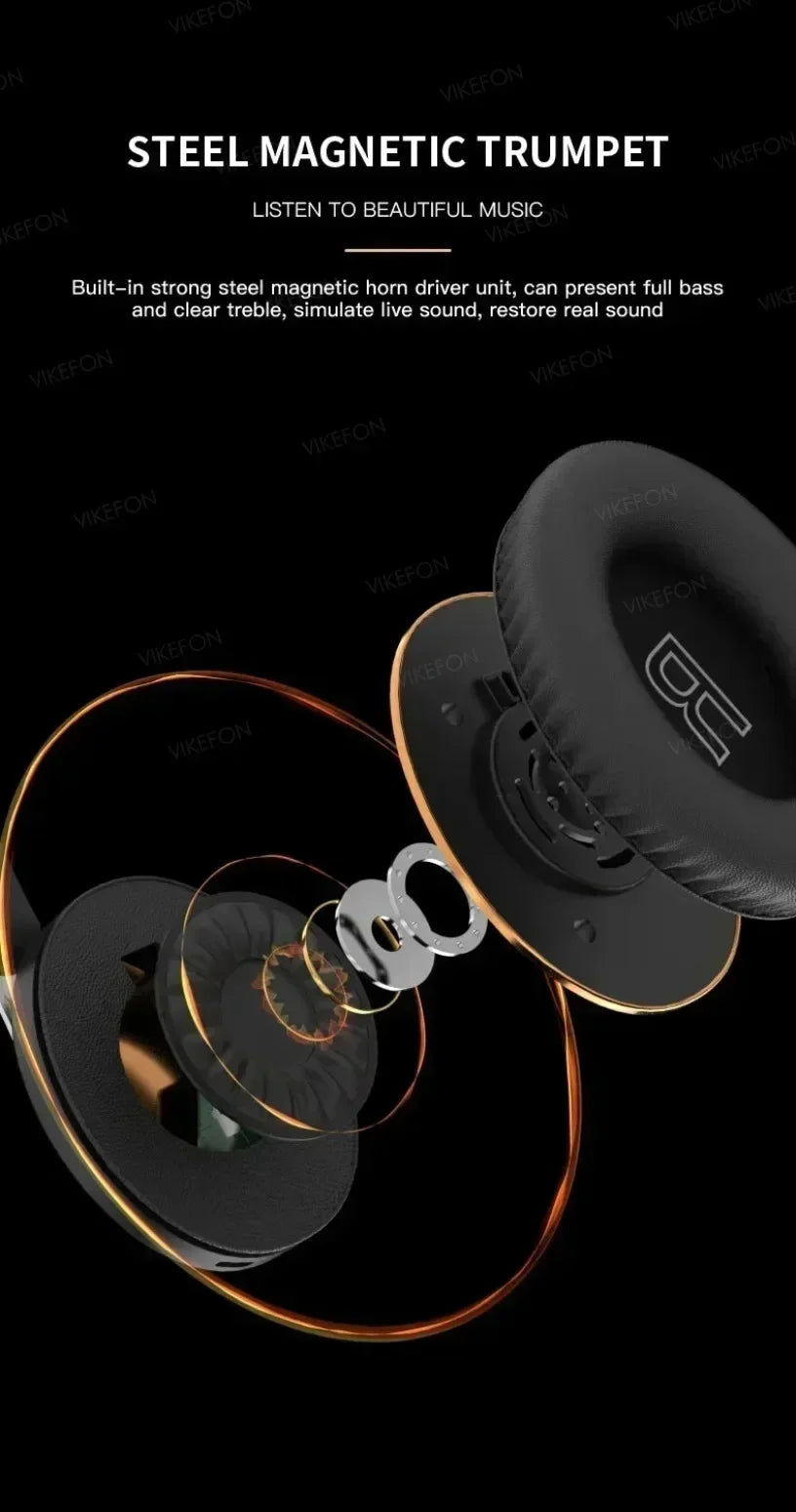 H7 Tv Bluetooth Headphone Wireless Headphone With USB Adaptor Headset Noise Cancelling Stereo Bass E - Additional view