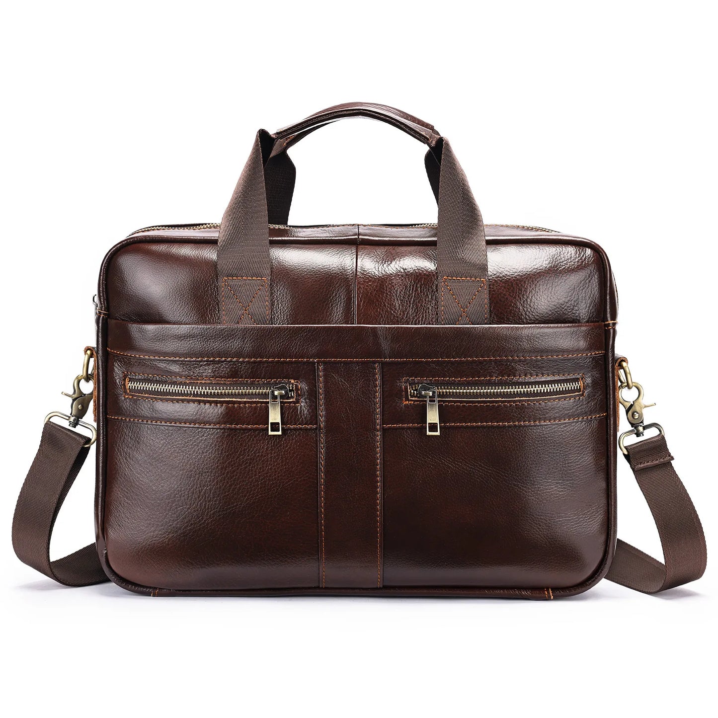 Natural Leather For Men Messenger Bags Man Briefcases Bag Business