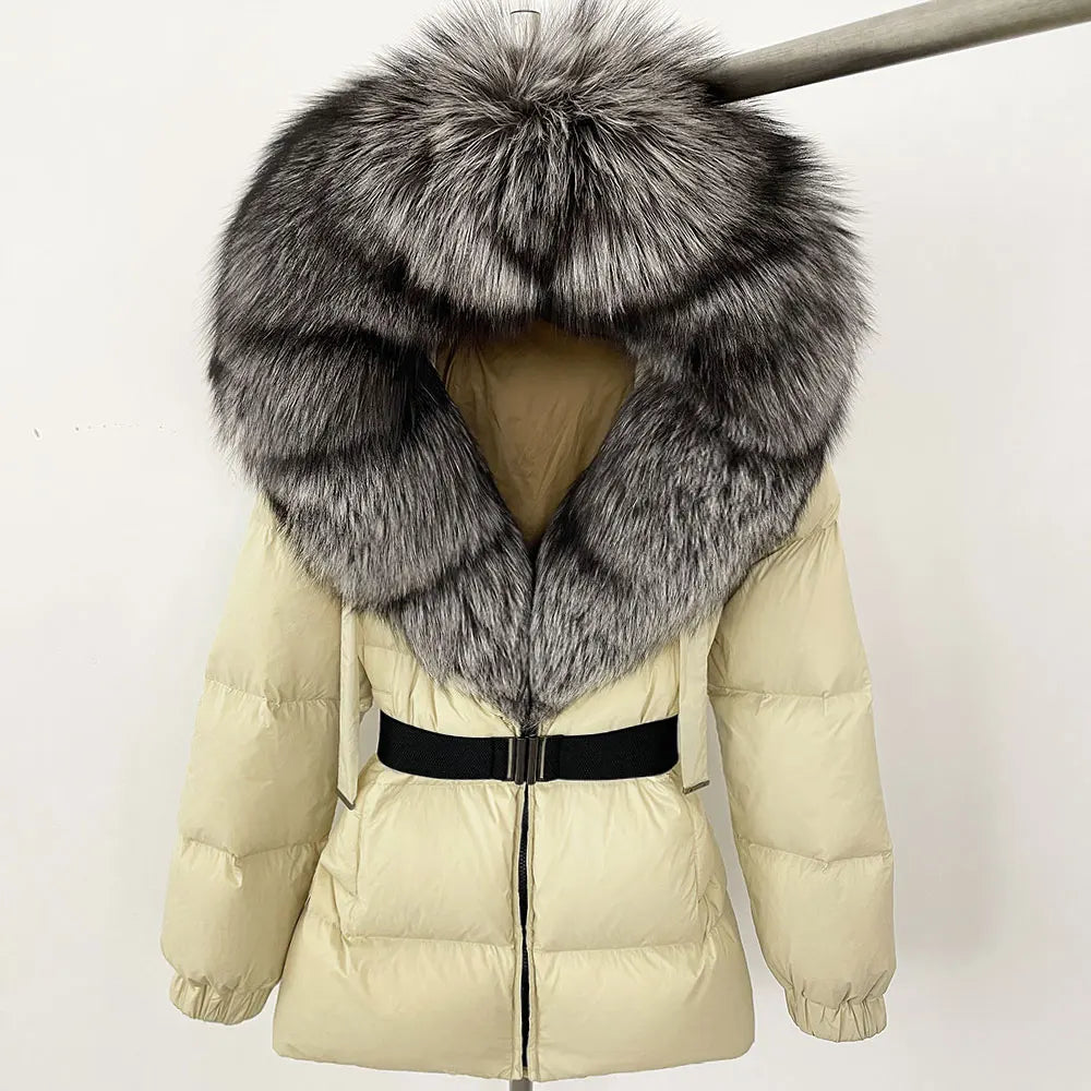 OFTBUY 2025 Winter Clothing Puffer Jacket Women Real Fox Fur Hooded Thick Warm 90% White Duck Down C - Gallery image 29