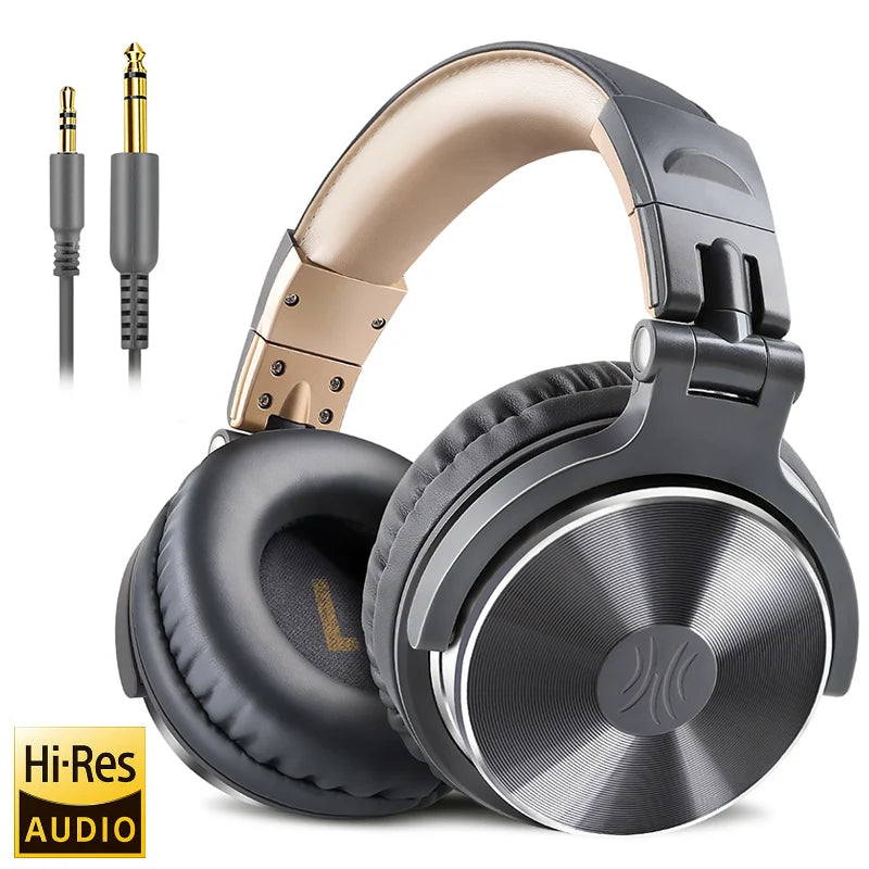 Oneodio Pro 10 Wired Studio Headphones Stereo Professional DJ Headphone with Mic Over Ear Monitor Ea - Product details