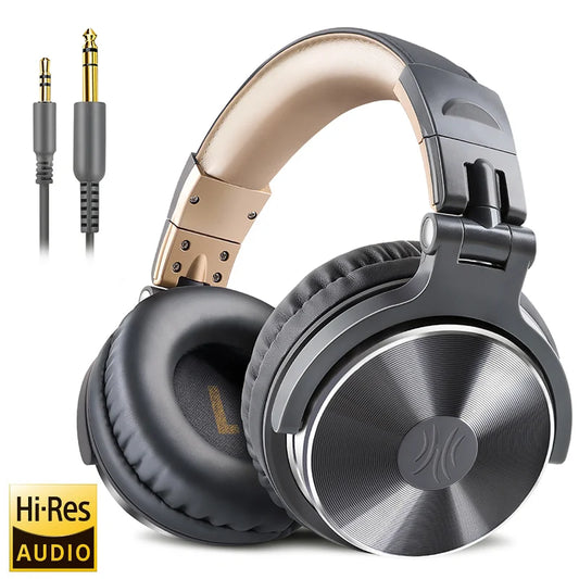 Oneodio Pro 10 Wired Studio Headphones Stereo Professional DJ Headphone with Mic Over Ear Monitor Ea - Product details