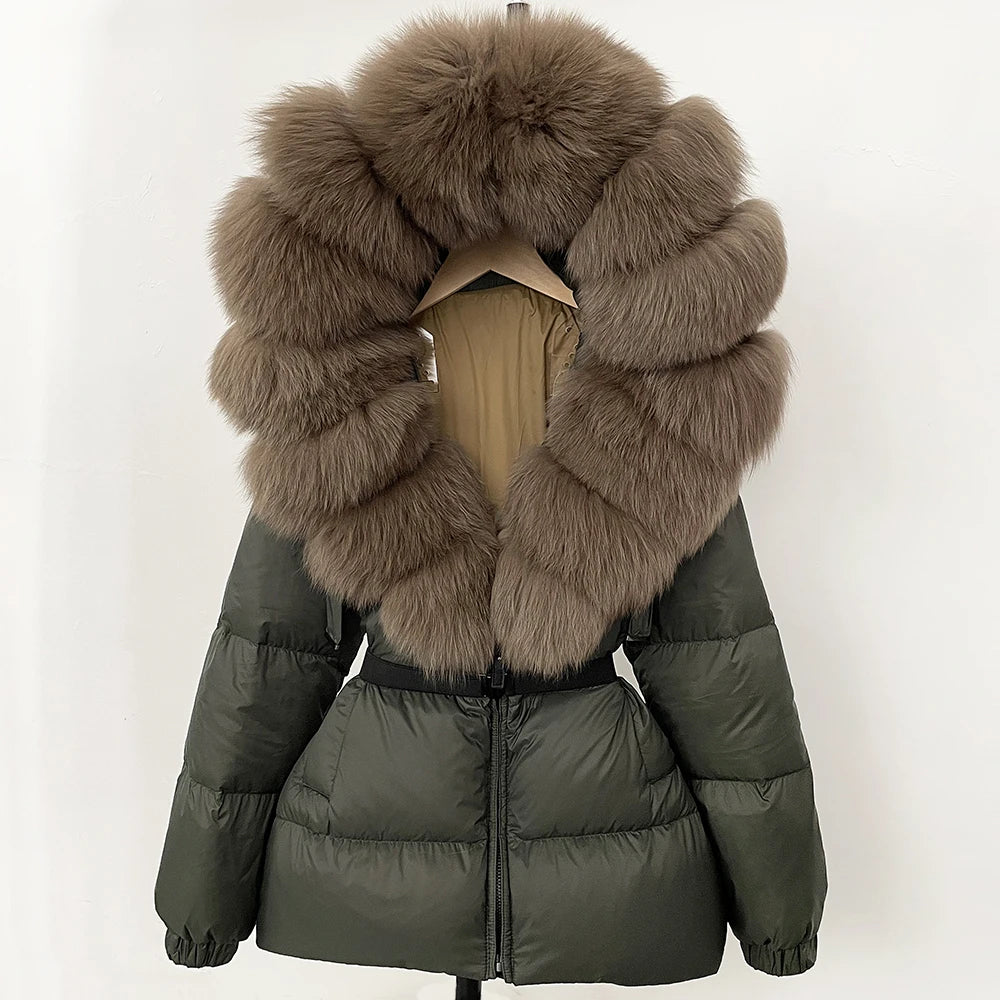 OFTBUY 2025 Winter Clothing Puffer Jacket Women Real Fox Fur Hooded Thick Warm 90% White Duck Down C - Gallery image 38