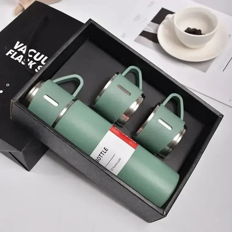 500ML 304 Stainless Steel Vacuum Insulated Bottle Set Office