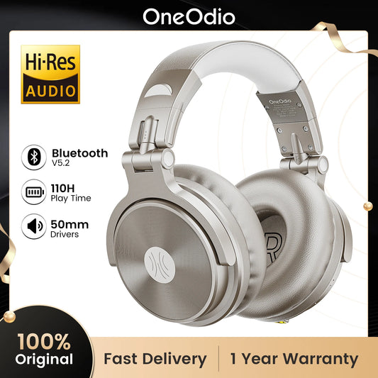 Oneodio Bluetooth 5.2 Wireless Headphones With Microphone 110H