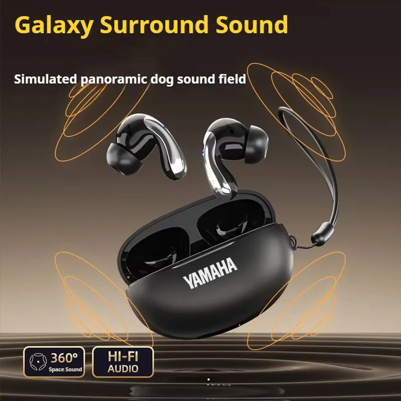YAMAHA New Wireless Bluetooth Earphones Digital Display Call
