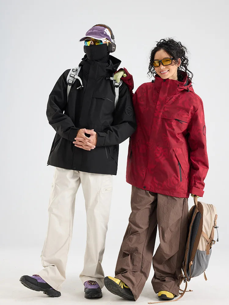 Neutral New Down Jacket 3-in-1 Adventure Thickened Warm Windbreaker Casual Travel Cold Protection Au - Gallery image 7