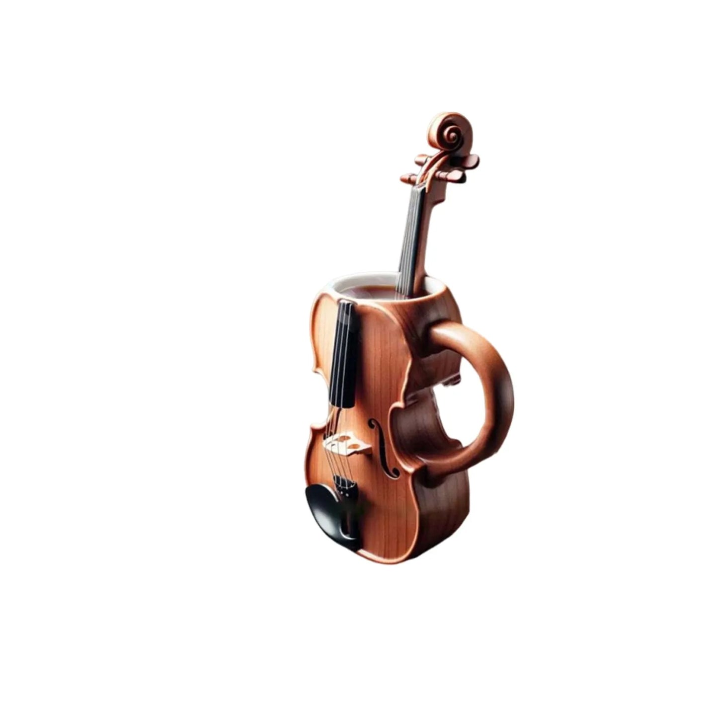 Guitar Coffee Mug - Musical Instrument Ceramic Cup | Gift - View 8