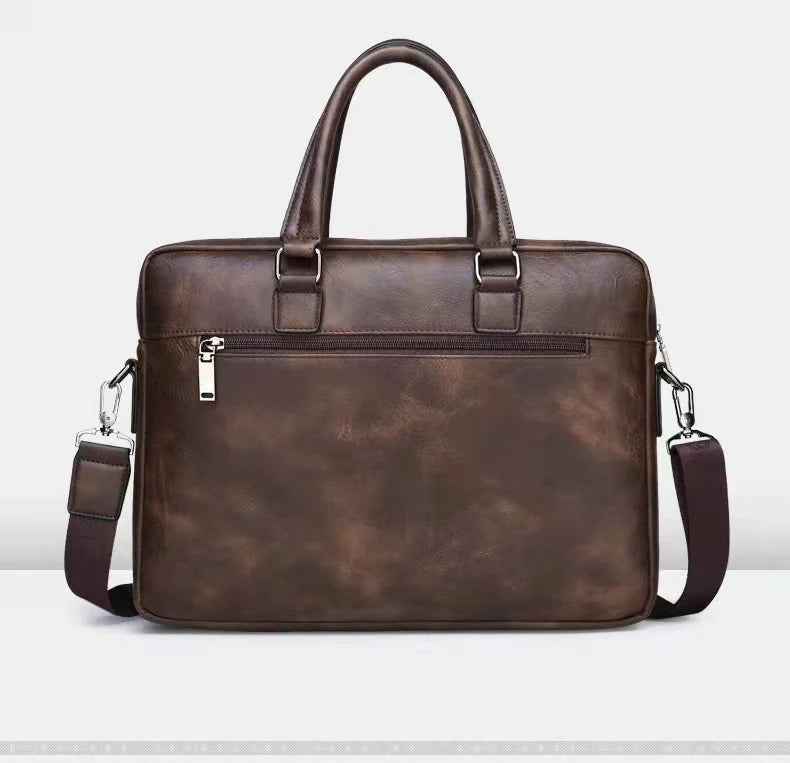 Luxury Brand Business Briefcase Men Leather Handbag For Man