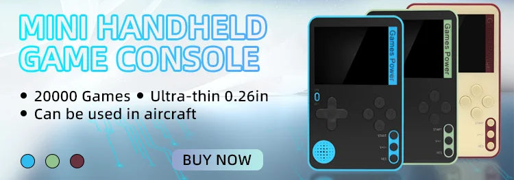Handheld Game Console 500 Classic Games LCD Retro Video Mini Game