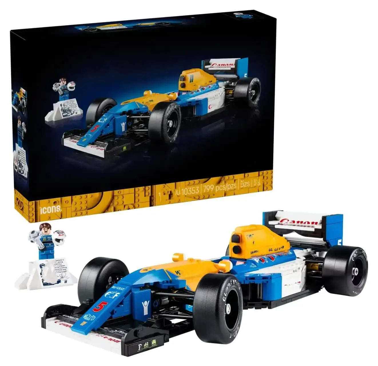 10353 Racing Car Model Mechanical Building Block Assembly Adult Gift C - Main View