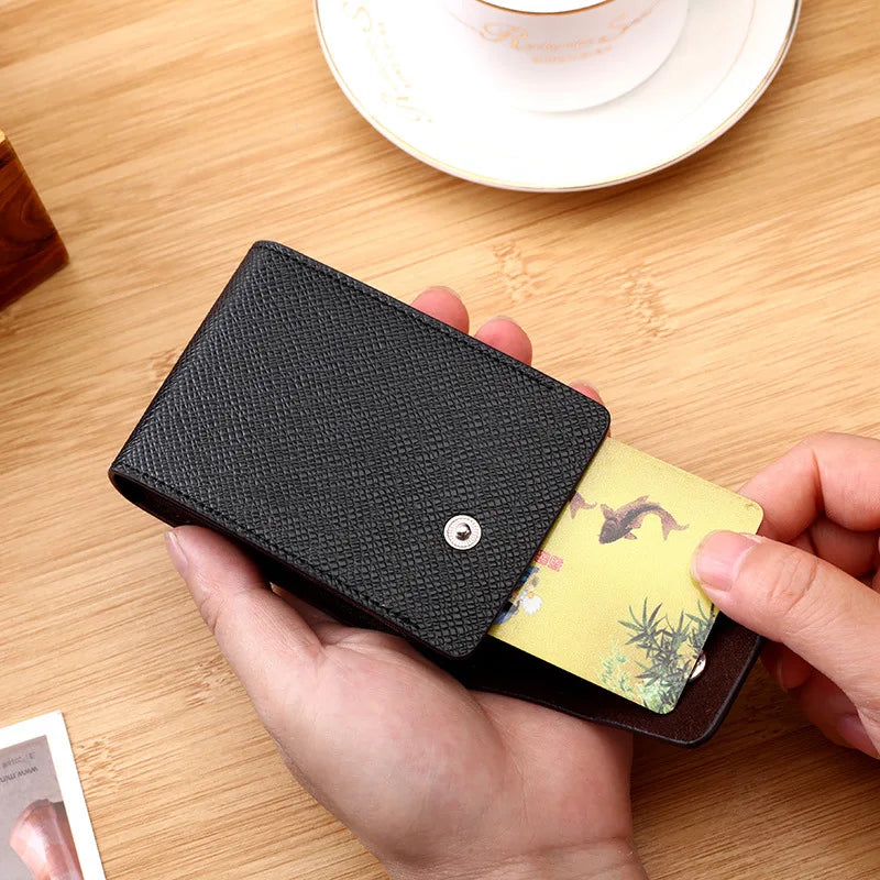 Men Credit Card Holder Leather Purse for Cards Case Wallet for