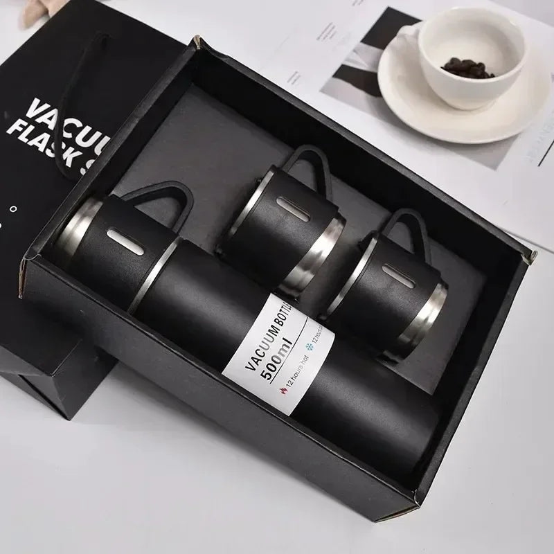 500ML 304 Stainless Steel Vacuum Insulated Bottle Set Office