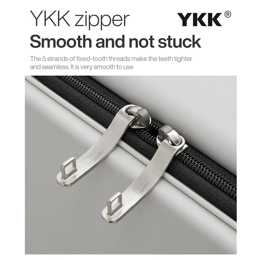 Mixi 2024 New Design Wide Handle Suitcase Men Carry-On Luggage Women Travel Trolley Case 20 Inch Cab - Gallery image 7