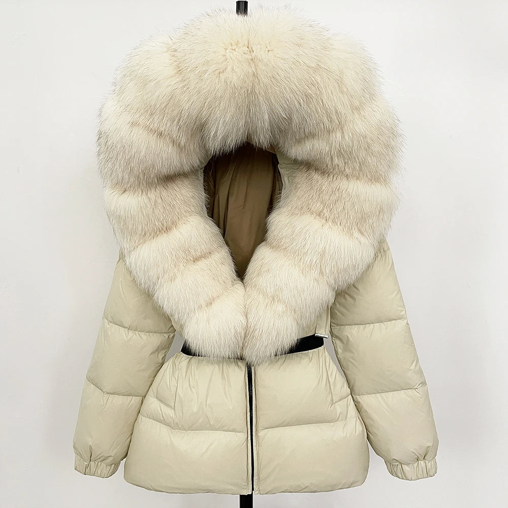 OFTBUY 2025 Winter Clothing Puffer Jacket Women Real Fox Fur Hooded Thick Warm 90% White Duck Down C - Gallery image 35