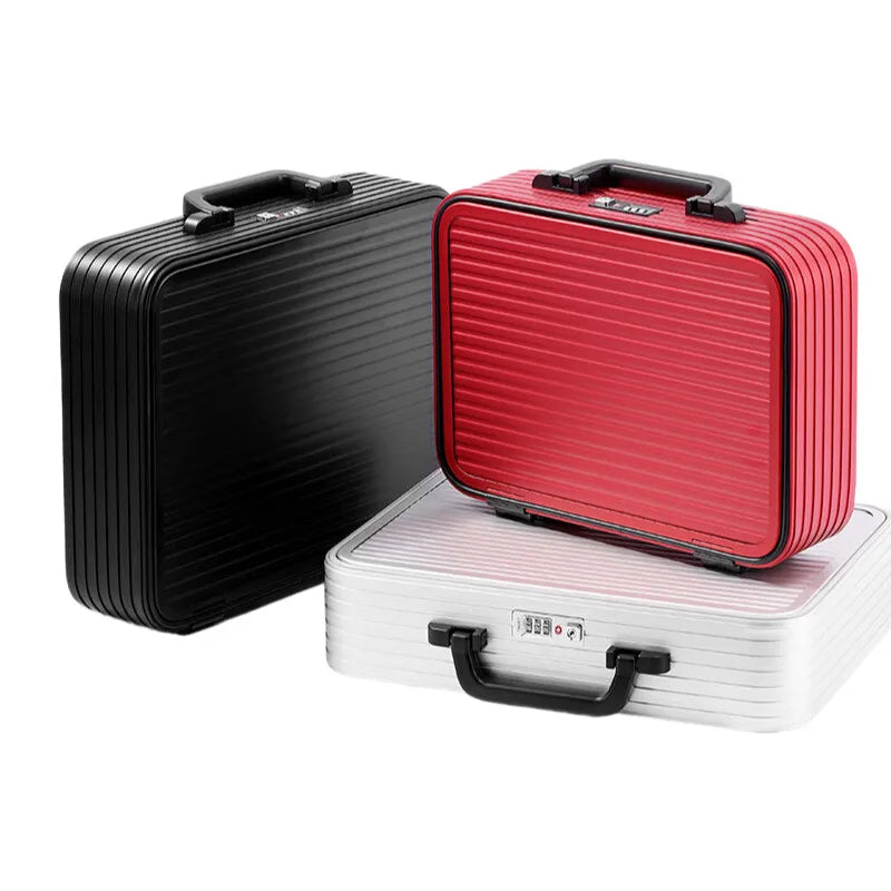 16 Inch Aluminum-Magnesium Alloy Metal Carry Case Lightweight Durable Multi-Purpose Travel Business 
