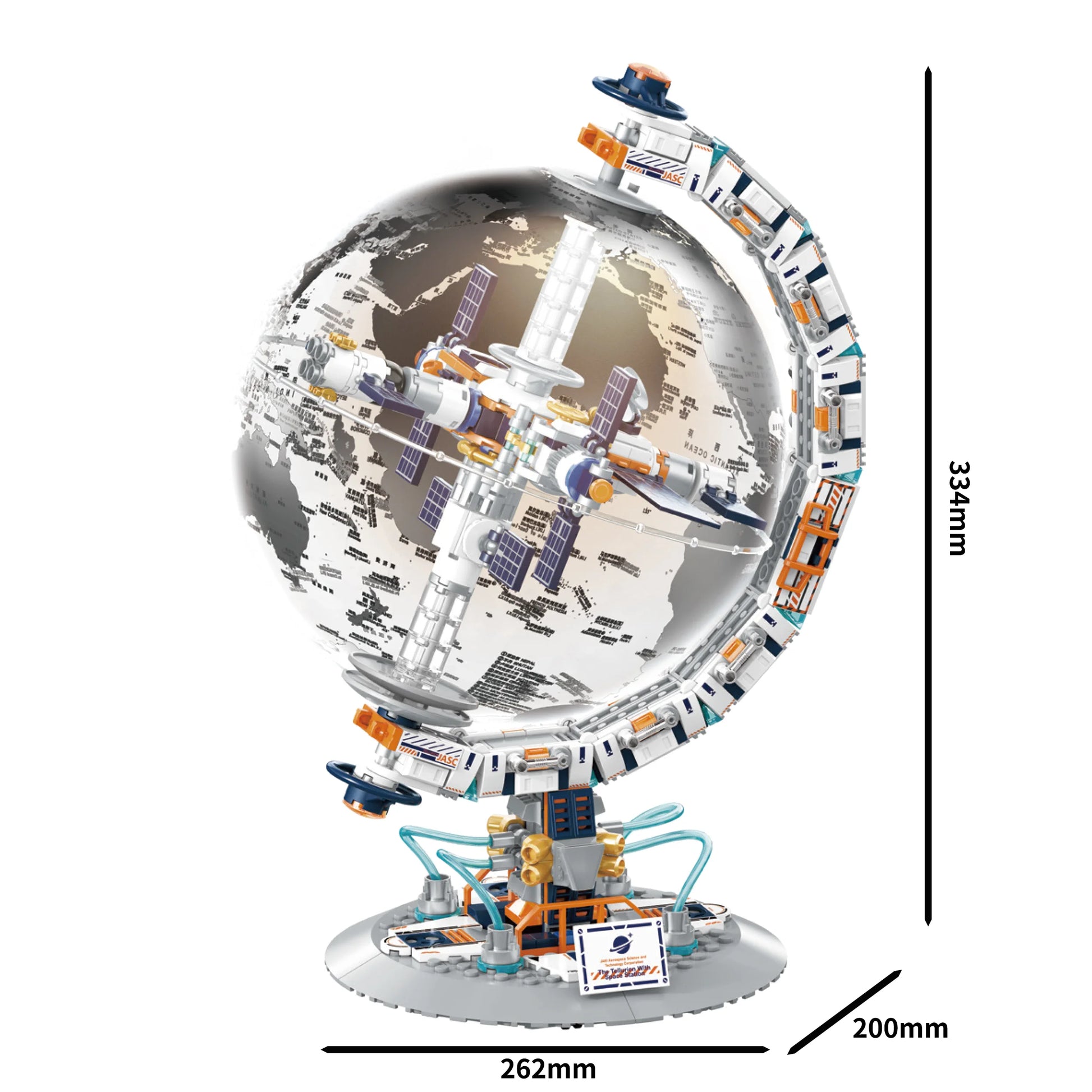 CK003 Space Tide Play series Dawn Dawn Globe collectible grade building blocks assembled adult stude - Gallery image 6