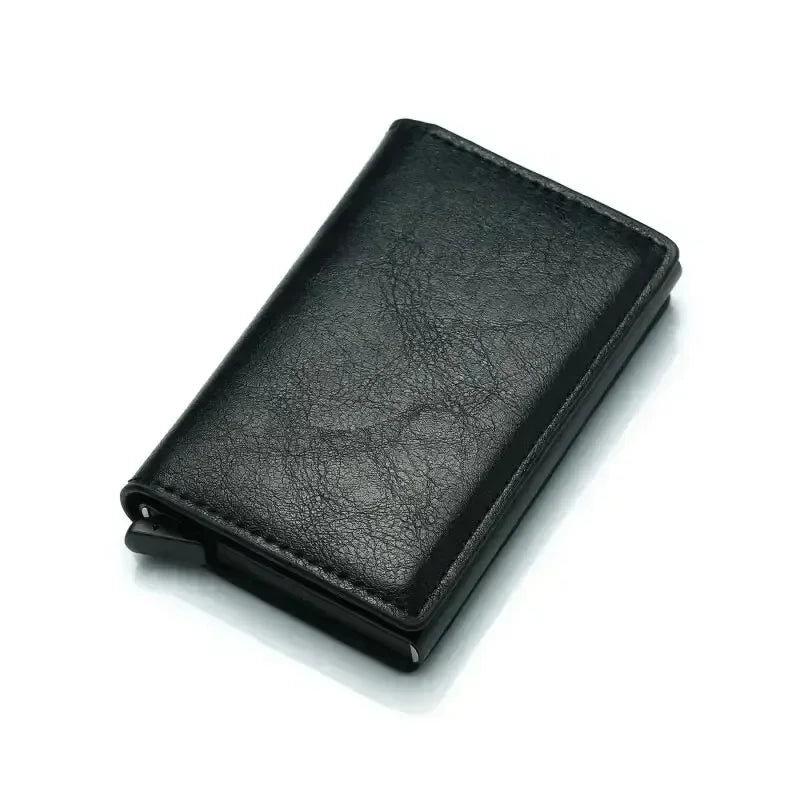 Rfid Aluminum Men Wallet Card Holder Purse Carbon Fiber Men Business
