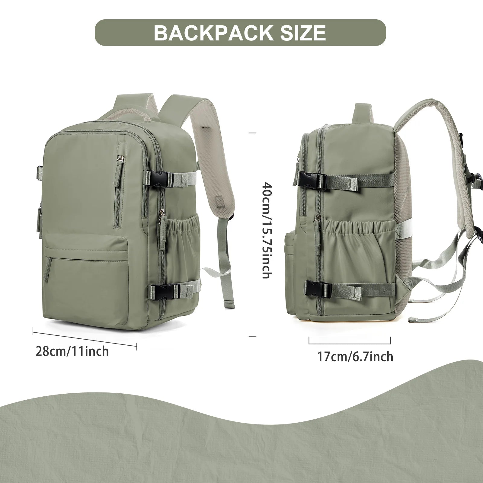Men's Backpack Travel Backpack Cabin Bag Size Ryanair 40x20x25 Backpack Large Wa - View 9